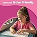 jackinthebox Sticker by Number Book, 12 Scenes Puzzle Paint by Sticker Book + Colouring Pages, Gifts for Birthday, Party Favor Toys for Girls, Arts & Crafts for Kids Age 7 8 9 10 - Little Fashionista