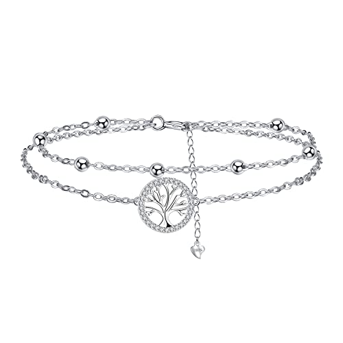 Yinsen Lebensbaum Armband Silber 925 Damen, mit Zirkonia synth, Kommt in...