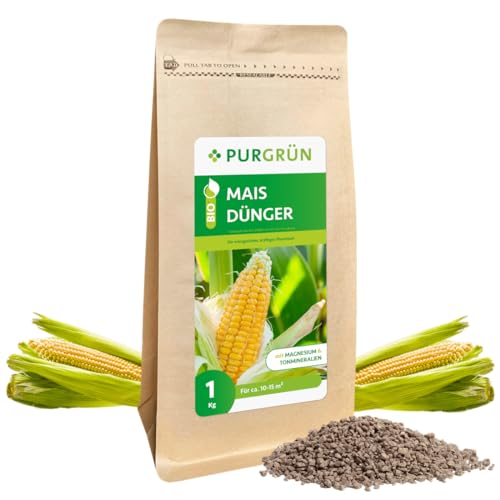 Purgrün® Bio-Mais-Dünger 1 kg – Organisch-mineralische...