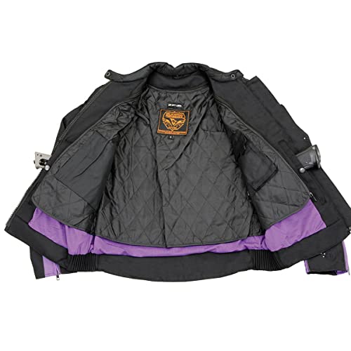 Image of Milwaukee Leather Women's Textile Classic Crossover Motorcycle Riders Jacket - All Year Wear