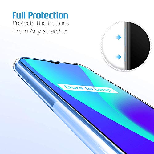 Image of TheGiftKart Camera Protection Back Cover Case for Realme C15 (Inbuilt Dust Plugs & Anti-Slip Grip | Transparent)