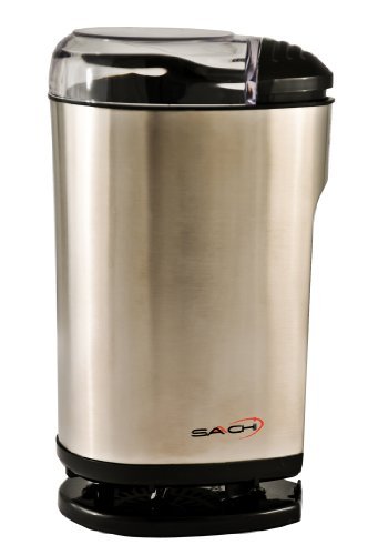 Saachi Coffee Grinder Rust Free Stainless Steel, Also Grinds Nuts and Spices in Seconds – A Very Popular Model