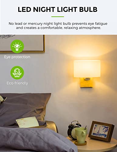 Lohas Led C7 S6 Night Light Bulb, 15 Watt Light Bulbs Equivalent(1.5W), Mini Led Bulb Candelabra E12 Base, Soft/Warm White 3000K Led, Small Light For Bedroom Salt Lamp(6 Pack) #TOP3