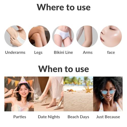 2 in 1 Hair Removal Cream for Women, With Shea Butter Hair Removal & Soothing Effects, Removes Hair From Facial, Legs, Arms, Underarms, Stomach, and Bikini Line - with Spatula Applicator, 4.23 Fl Oz — view 5