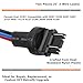 iJDMTOY 3156/3157 Male Adapter Wiring Harness Compatible with Car Motorcycle Front/Rear Lamp Turn Signal Lights Retrofit