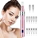 Vicloon Microneedling Inalámbrico, Microneedling Pen Profesional con 12 agujas y 6 Niveles de Velocidad, 0-2.5mm Ajustable Microneedle Máquina Eléctrica, para el cuidado de la piel del rostro