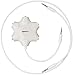 Amazon Basics 5-Way Multi Headphone Audio Splitter Connector, White