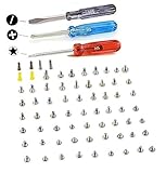 MMOBIEL Complete Full Screw Set Kit Replacement for iPhone 6S with each 2 x Bottom Pentalobe Screws (White/Black/Gold/Rosegold) incl. 3 x screwdrivers