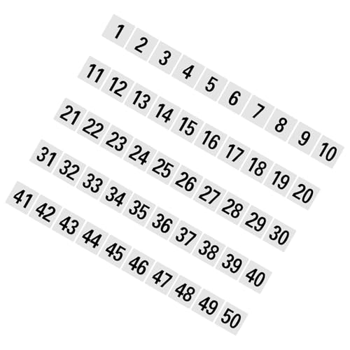 VOSAREA 50���Z�b�g �v���X�`�b�N���e�[�u���ԍ��D ���n���� �\�̔ԍ����ʗp ���X�g���� ������I�� ��c�������ȎD�T�C��