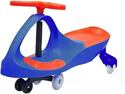 carrinho de rolimã infantil Gira 360 Drift Com Led Rodinhas (Azul)