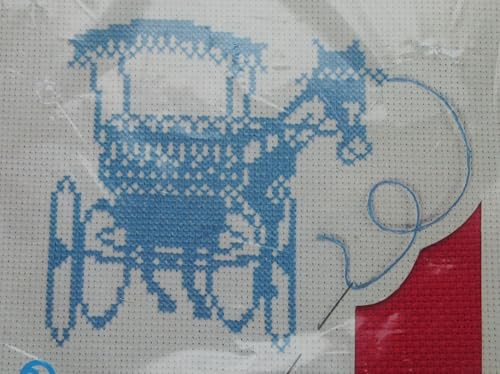 Red Aida 14 Count Cross Stitch Fabric 12