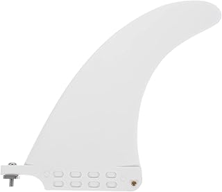 Sosoport Surfboard Paddle Board Canoe Accessories Paddle Replacement Fins Surfboard Balance Fin Inflatable Paddle Fins Paddle Water Divider Surfboard Center Fin Surfboard Balance Tool White