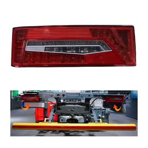 Feux arrière LED 24V pour Scania R40 avec prise connecteur droite