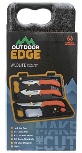 Outdoor Edge WL-6 Wildlite - 6-Piece Field To Freezer Hunting & Game Processing Knife Set thumb #8