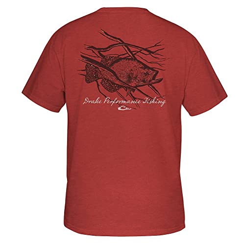Drake Performance Fishing DPF Cane Pole Short Sleeve T-Shirt (Large)