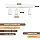 Glitzerlife Deckenleuchte 3 Flammig Deckenlampe Weiss - Deckenstrahler GU10 Modern Deckenspot Küchelampe Schwenkbar 350° MAX.25W Strahler lampe Flur Wohnzimmer Schlafzimmer (ohne Leuchtmittel)
