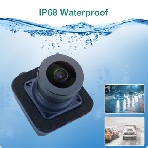 Image of 68144068AC Front Side Rear Backup Surround View Camera Replacement for Chrysler Pacifica Voyager Ram 1500 Maserati Ghibli Levante 2017-2022 Replaces 68144068AB, 68144068AD, 68417514AA by GreenYi