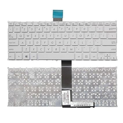 TravisLappy Laptop Keyboard Compatible for ASUS X200CA X200C X200L X200MA R202CA R202LA F200LA F200MA X200LA X200M X200 F200 F200CA (White)