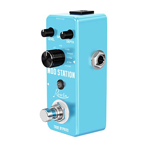 Rowin Mod Station Guitar Pedal Mod Factory Pedal with 11 Effects for Electric Guitar Bass True Bypass LEF-3808 - Image 3