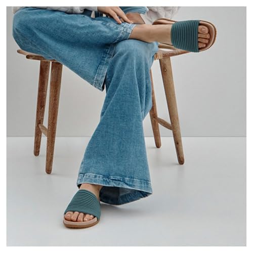 Vionic Womens Evie Knit Slide Sandal Bodega Blue 5 W by Vionic - Used condition - Image 2