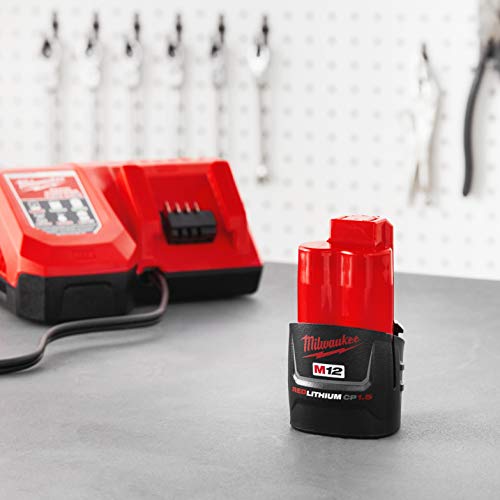 Milwaukee 48-11-2401 Genuine Oem M12 Redlithium 12 Volt 1.5 Amp Compact Lithium Ion Battery With Overload Protection For Cordless Power Tools thumb #6