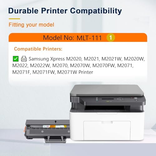 Image of Toner Cartridge TN 2365 for Brother TN-2365 Toner Cartridge Compatible (TN-MLT111S 1PIC) Black