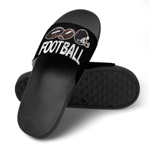 Game Day Football House Sandals Non-Slip Bathroom Slippers Beach Summer Shoes for Men Women4