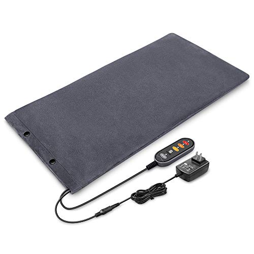 Comfier 12V Heating Pad for Back Pain Relief -Christmas Gifts for Mom,Women,Men,3 Settings & Washable Cozy Plush Heating Pads for Cramps,Heat Patches & Wraps