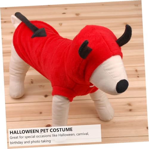 Disfraz de Halloween para perro POPETPOP talla L cómodo y cálido miniatura 7