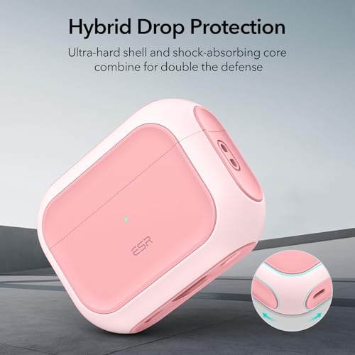 Image of ESR for AirPods Pro 2 Case, Compatible with MagSafe, Pink