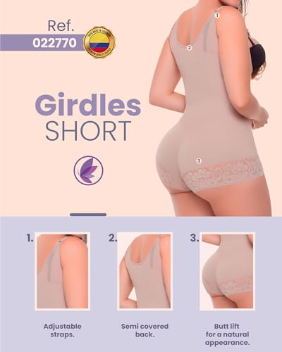 Image of Fajitex Fajas Colombianas Reductoras y Moldeadoras High Compression Garments After Liposuction Full Bodysuit 022770 037770