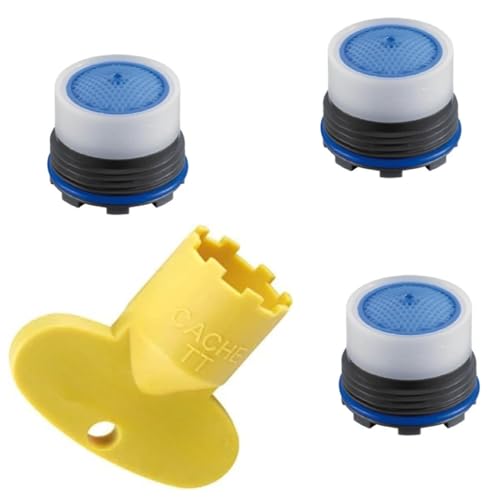 Kit Aireador De Repuesto, Para Grifos Retráctiles 16,5 X 1 Mm, 3 Piezas Con Llave Aireador Filtro Filtro