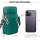 DuoLmi Umhängetaschen für Frauen, wasserdichte Handytasche, Nylon-Handgelenktasche, Reißverschluss, Handytasche, Handtasche, Armband, Umhängetasche, Samsung Galaxy S23, S22…