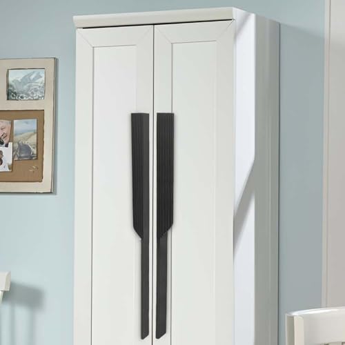 Image of VOLO Cabinet Handle - Multi-Use Pull Handle for Wardrobes, Drawers, Sliding Closets, and Doors in Kitchen, Office, Bedroom (SAC-59) (1 Pair Left & Right) (Black, 900MM (36 Inch))