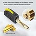 None Solder Quick Connection Banana Plug For High Powered Devices With 32A Current Capacity And Gold Plated