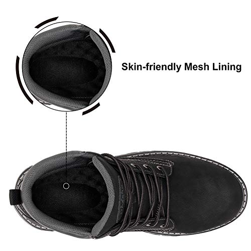 Bota masculina de caminhada Centipede Demônio para atividades ao ar livre, de couro, respirável, cam