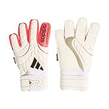 adidas Unisex - Bambini e Ragazzi Copa Goalkeeper Glove Match FINGERSAVE Junior, White/Lucid Red/Black, 3