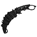 Andux Karambit Knife Camping Hunting Tool with Cord ZD-01 (Purple-Black)