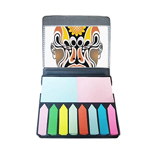 Marqueurs de page colorée Pékin Opera Mask Xucepaocheng pour livre