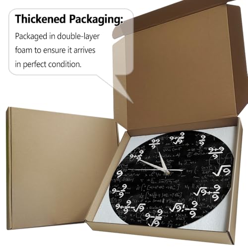 Horloge murale math 9 formules le cadeau insolite pour prof de maths et ingénieur - 8