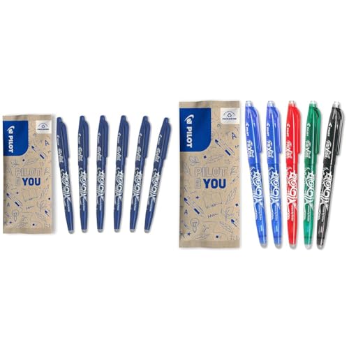 Stylo roller rechargeable Pilot Frixion Ball à encre gel effaçable et grip ergonomique