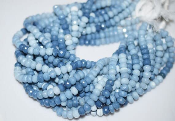 Natural denim Shaded Opal perles durables pour remplacer vos composants ternes
