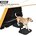 KOKSHELY Dual-Step Foldable Pet Hitch Step, Foldable Two-Tier Flip-Out Dog Stairs Fits 2
