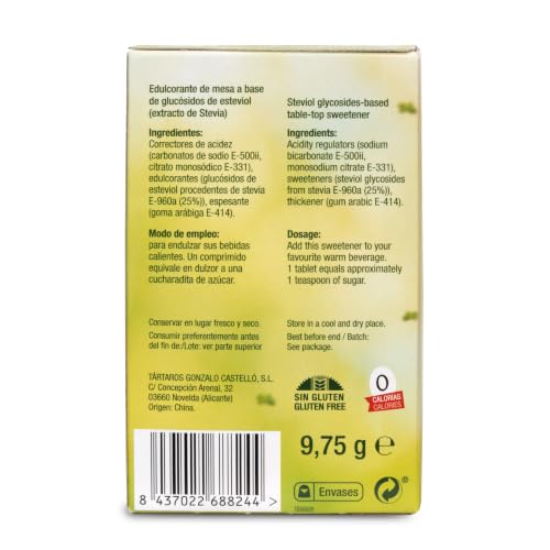 Castello since 1907 Stevia en Comprimés, Lot de 3 (450 Sucrettes) – vue 3
