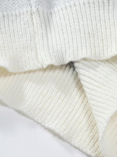 Men's Slim Fit Sweater Pattern Drop Shoulder Sweater4