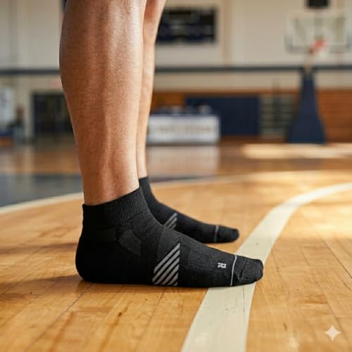 Image of Supersox Ankle Length Performance Sports Socks for Man | Combed Cotton | Moisture Absorbent & Anti-Odour | Durable Welt for Long-Lasting Comfort | Pack of 3