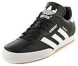 schuhe schwarz weiß Der Adidas Samba Super Herren Sneaker in schwarz Leder ist ein Retro-Klassiker.