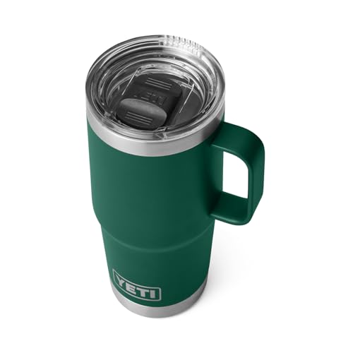 YETI Rambler 20 oz Travel Mug, Stainless Steel, Vacuum Insulated