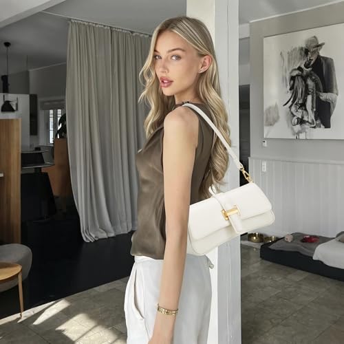 Image of KKXIU Shoulder Bag for Women Small Hobo Handbag Mini Retro Clutch Purses