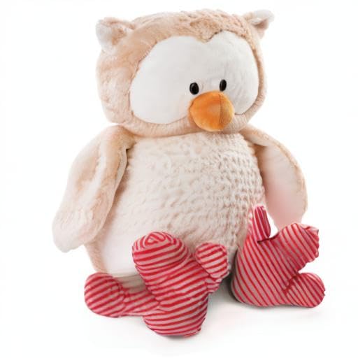 Kuscheltier Eule Owluna 80cm – XXL Plüschtier Eule für Mädchen, Jungen & Babys – Extra Großes Stofftier zum Kuscheln, Spielen und Schlafen